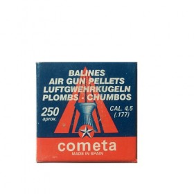 Βλήματα αεροβόλων Cometa 250 πλακέ ραβδωτό cal 4,5