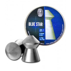 Βλήματα αεροβόλων BLUE STAR τής BSA CAL 5,5   (18.21 grains/1,18g)